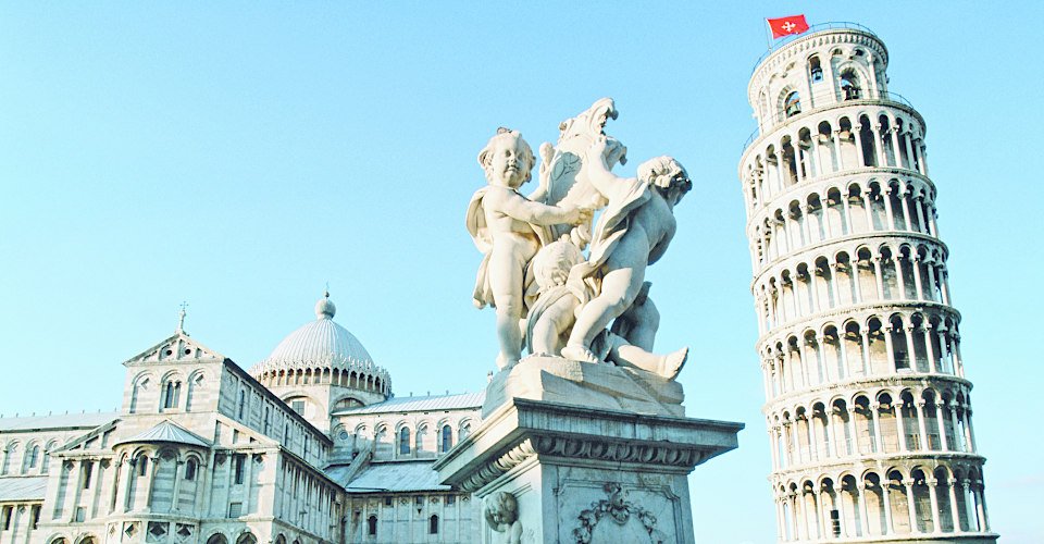 Monument and Leaning Tower, Pisa, Italy