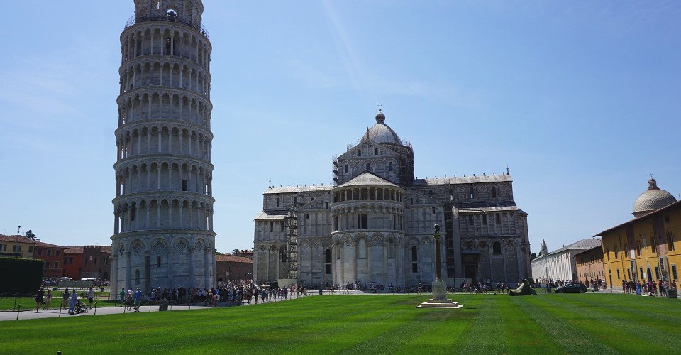 Mit der Bimmelbahn durch Pisa