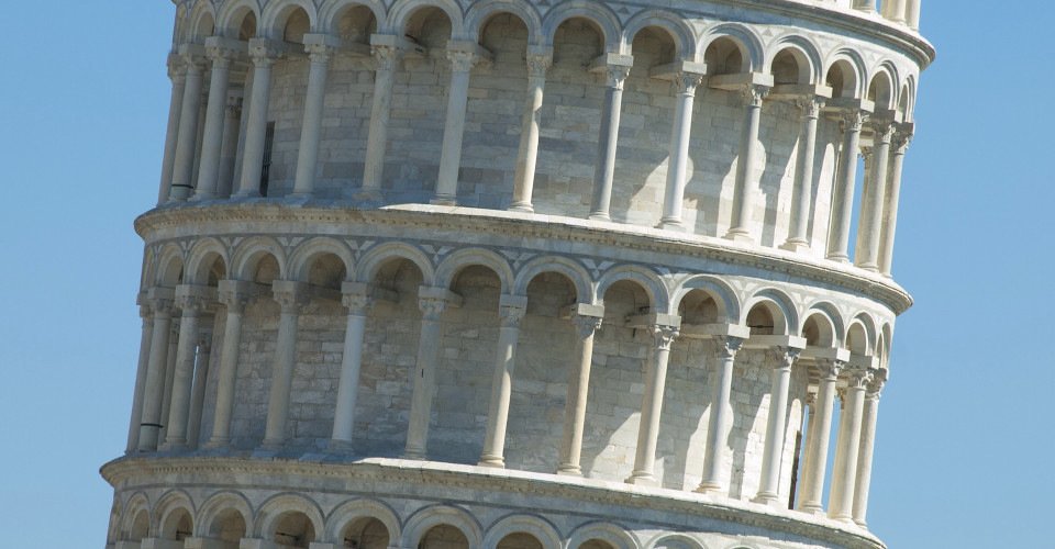 Pisa mit Boot und Bimmelbahn