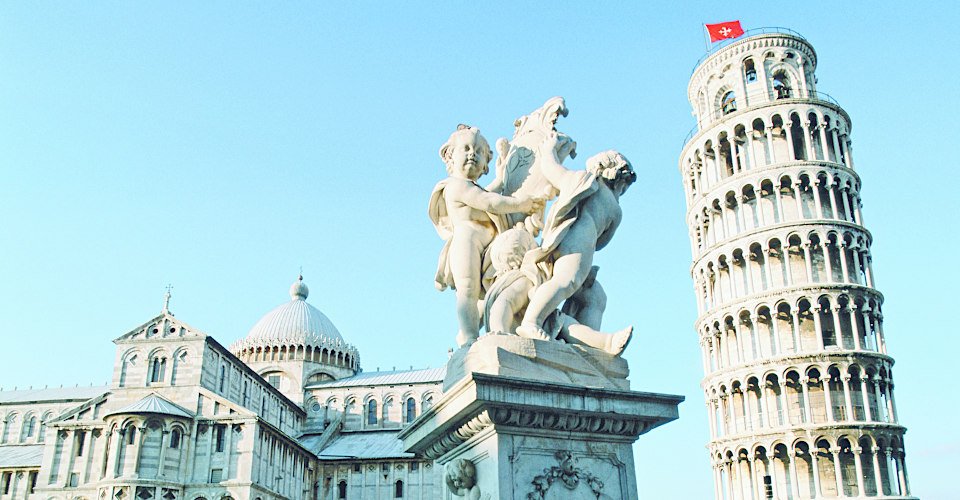Monument and Leaning Tower, Pisa, Italy