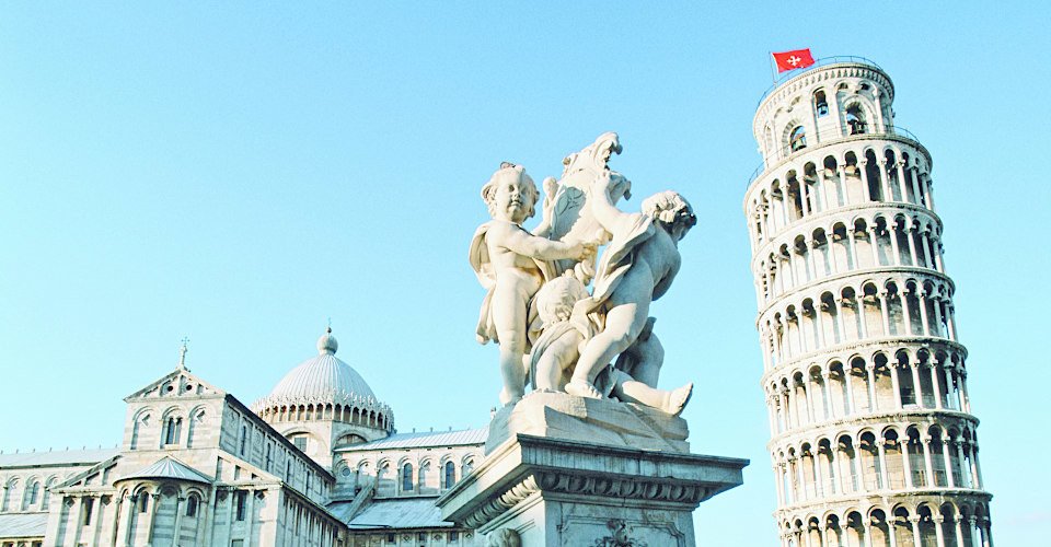 Monument and Leaning Tower, Pisa, Italy