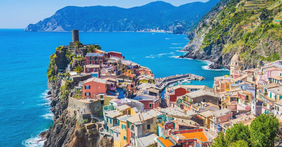 46753586 - lanscape of vernazza in cinque terre, italy.