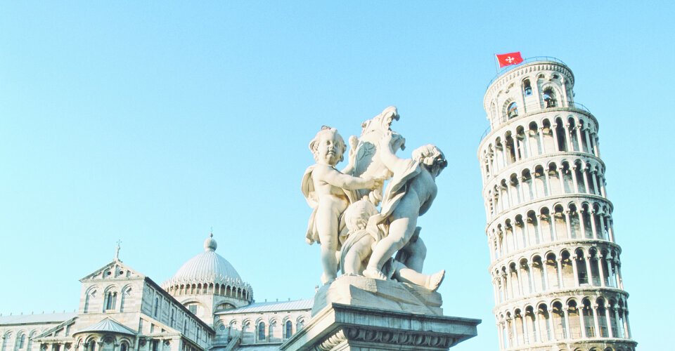 Monument and Leaning Tower, Pisa, Italy