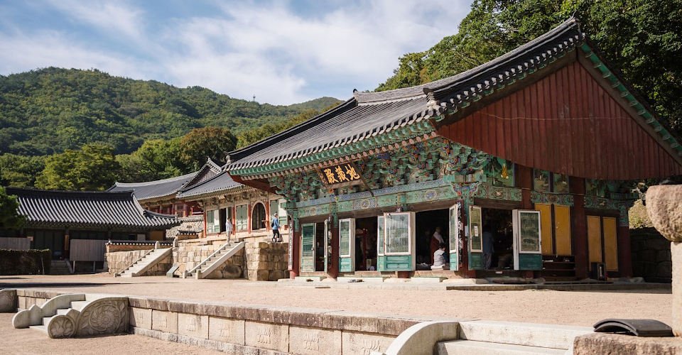 Traditionelles Korea mit Tee-Zeremonie