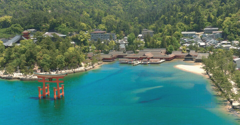Insel Miyajima und UNESCO-Weltkulturerbe