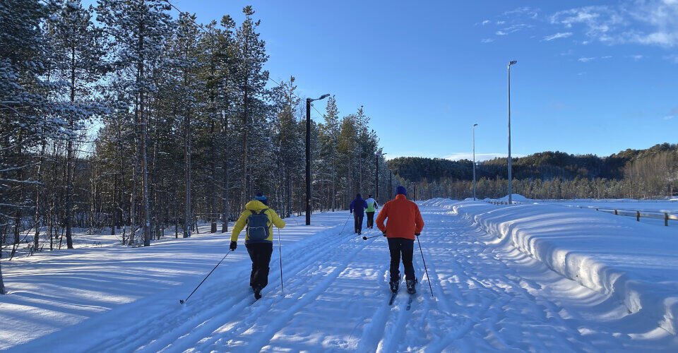 Langlauf mit Skilehrer