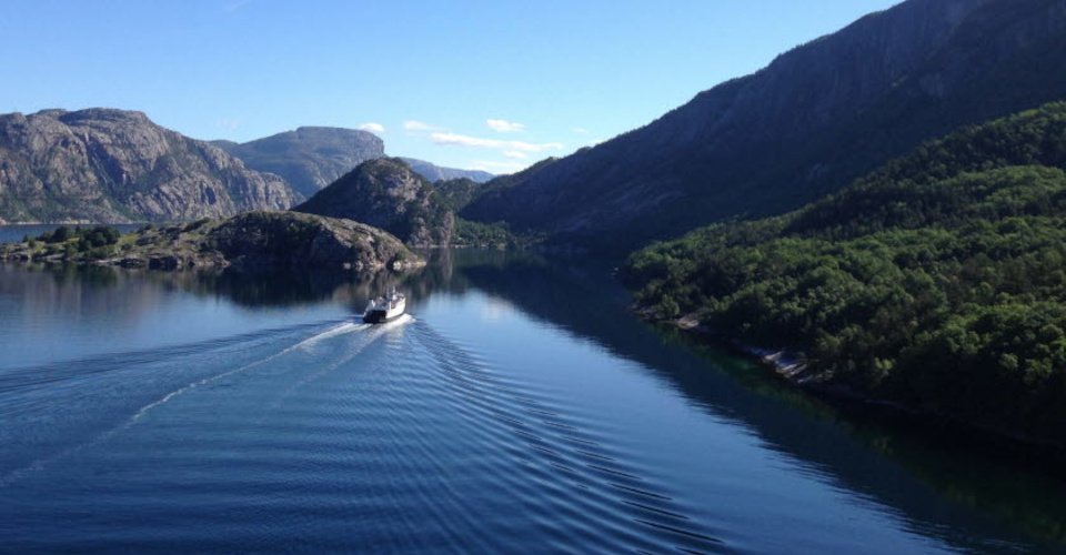 Bootsfahrt auf dem Lysefjord