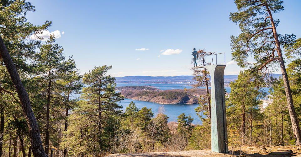 Ekeberg-Skulpturenpark und Spaziergang durch Oslo