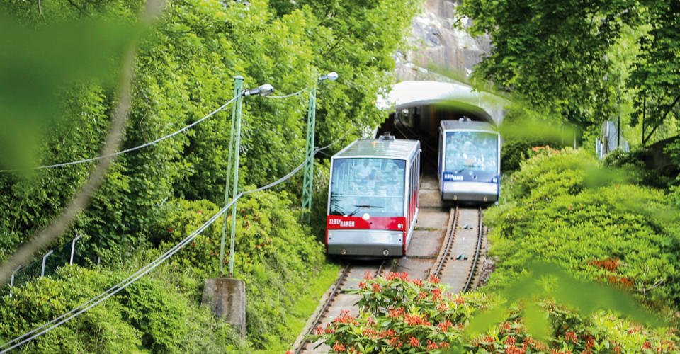 Bergen und Fløi-Bahn