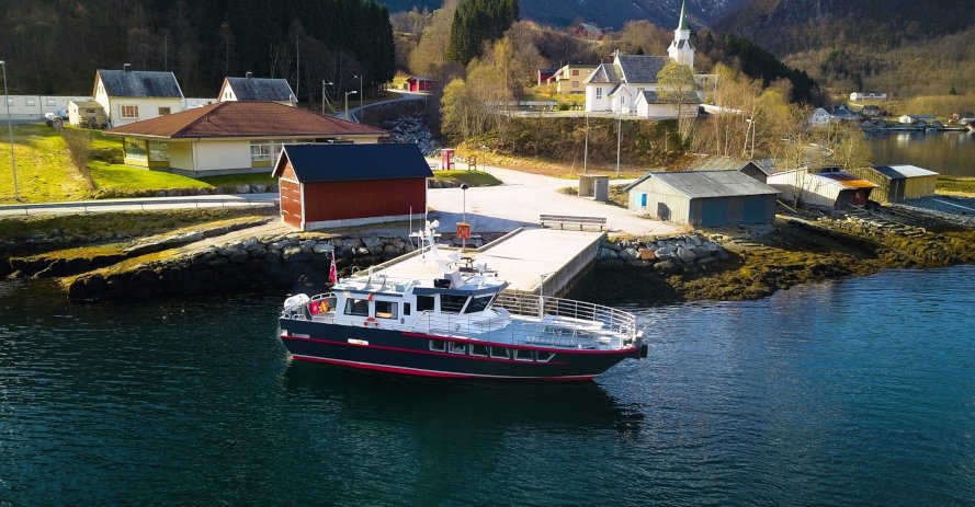 Bootsfahrt auf dem Hjørundfjord 
