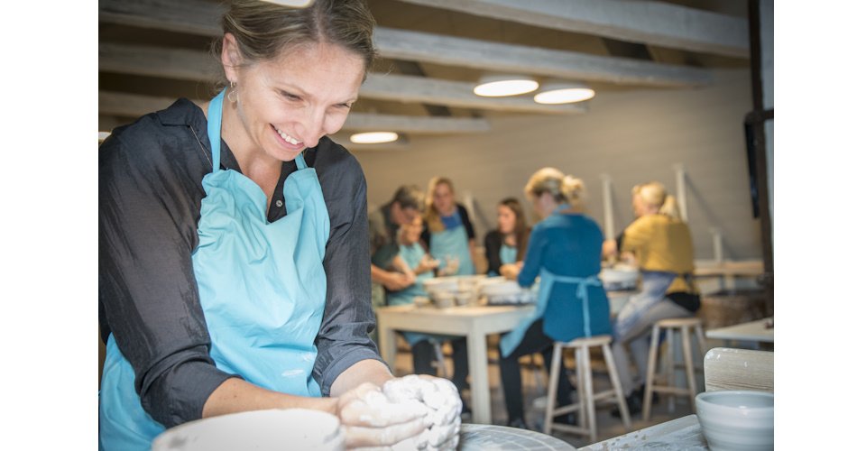 Kreativ: Ronne Stadt und Keramikworkshop