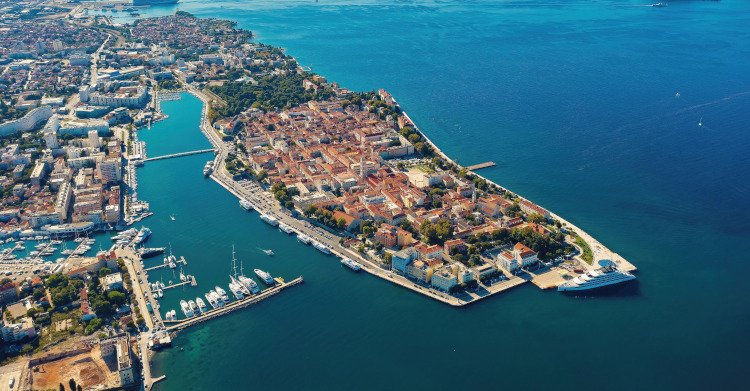 Zadar zu Wasser und zu Land