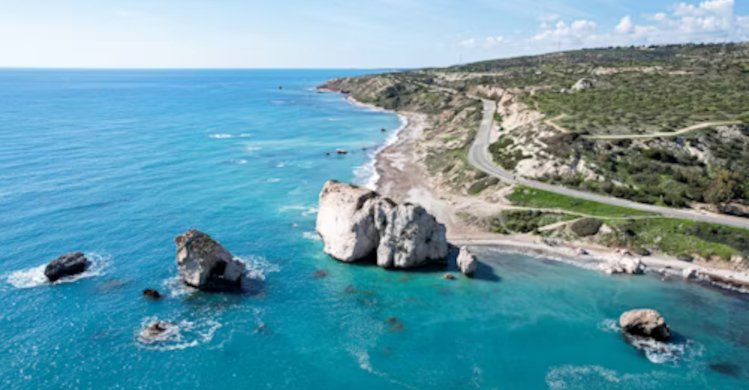 Paphos und Felsen der Aphrodite