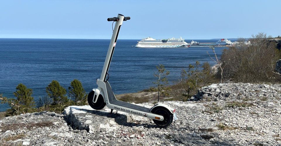 Visby mit dem E-Scooter entdecken