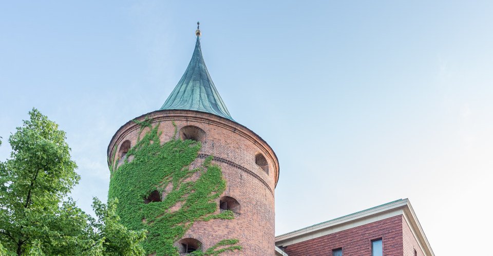 Lettonie (Pays Baltes), Riga, capitale européenne de la culture 2014, centre historique classé Patrimoine Mondial de l'UNESCO, la tour Poudrière // Latvia (Baltic States), Riga, European Capital of Culture 2014, the historic center is a World Heritage UNESCO, the powder tower