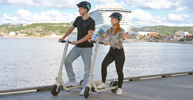 Gdynia mit dem E-Scooter entdecken