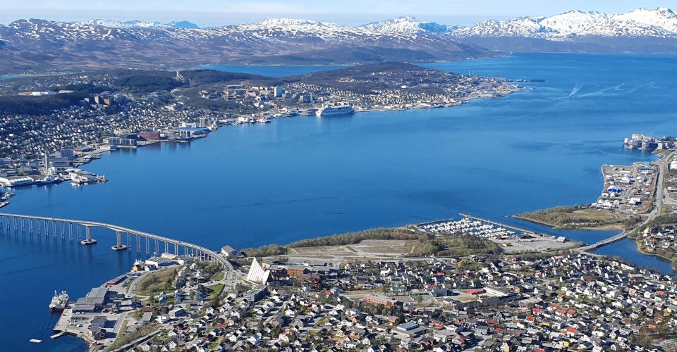 Malerischer Ausblick über Tromsø und Panoramafahrt