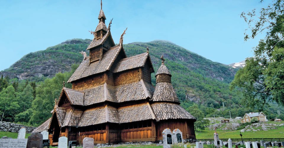 Sogn og Fjordane County, Norway --- Stick church of Borgund, Norway --- Image by Â© Christof Wermter/zefa/Corbis