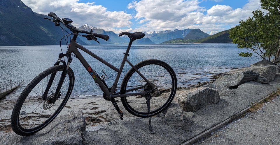 Zur Trollwand mit dem Bike