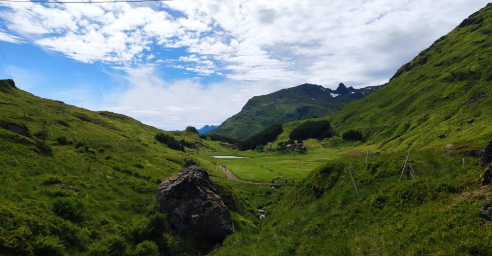 Tjørndal: Wanderung durch Berg und Tal