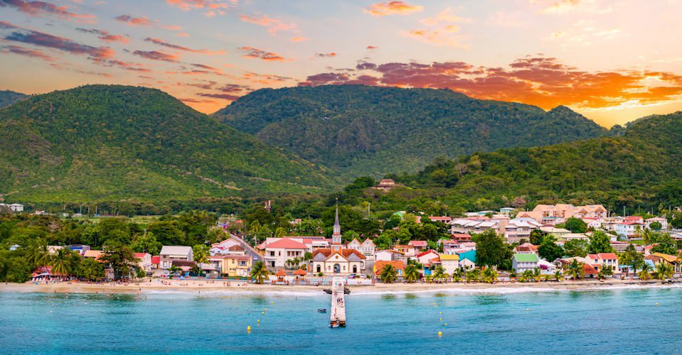 Martinique Les Anses d'Arlet Bay on the Caribbean Island.