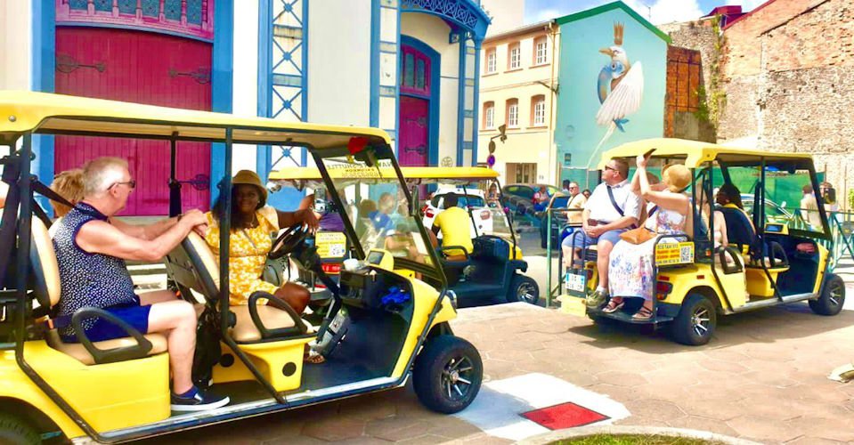 Mit dem Elektrokart durch Fort de France