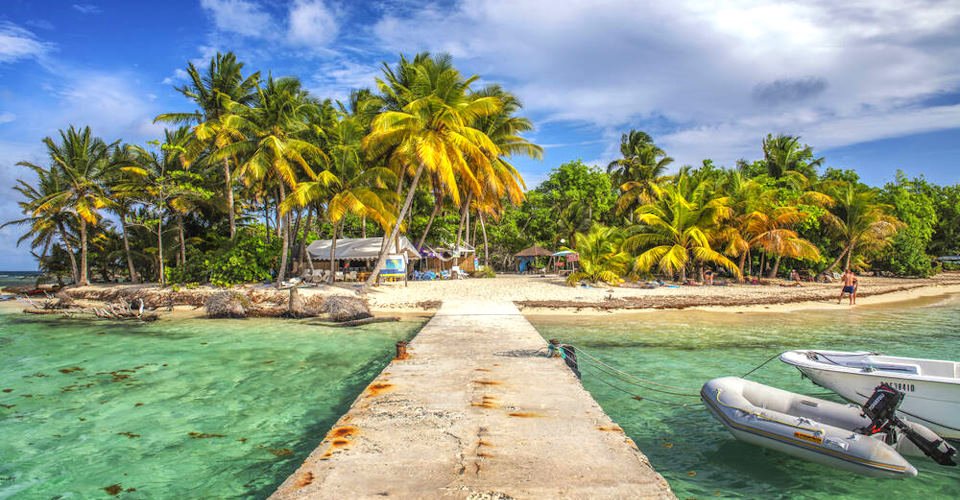 Mit dem Katamaran zur Insel Le Gosier