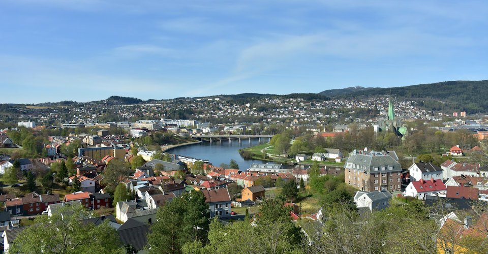 Historische Straßenbahn und Fort Kristiansten
