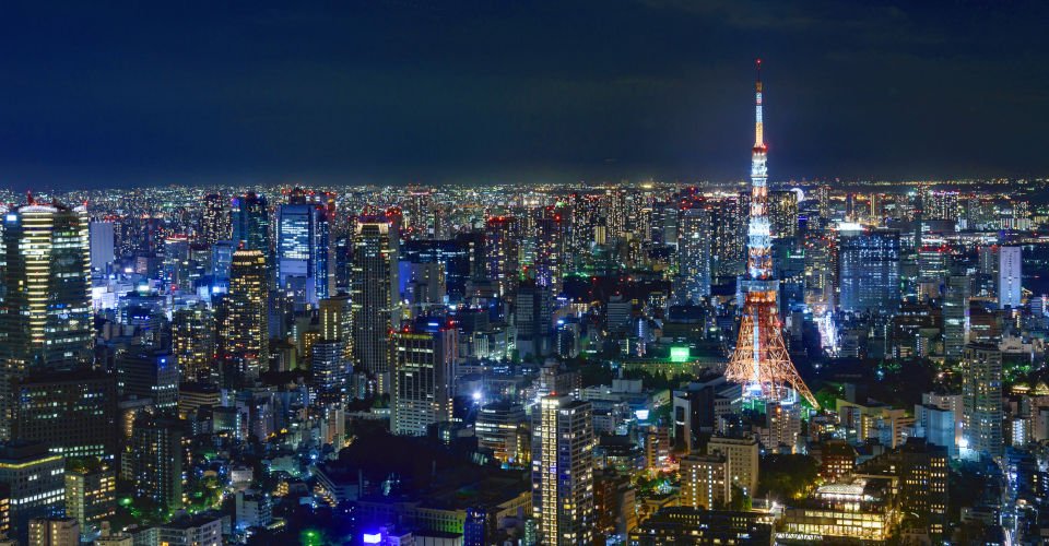 日本・東京の夜景