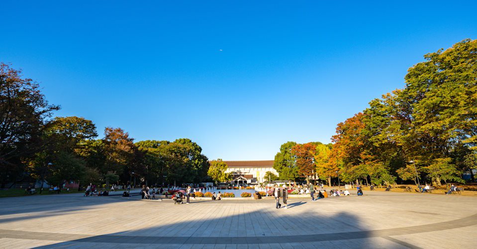 上野公園・景色・超広角撮影