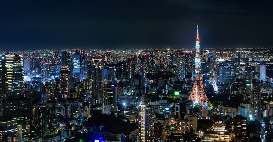日本・東京の夜景