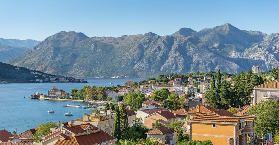 Kotor in Kotor Bay Montenegro