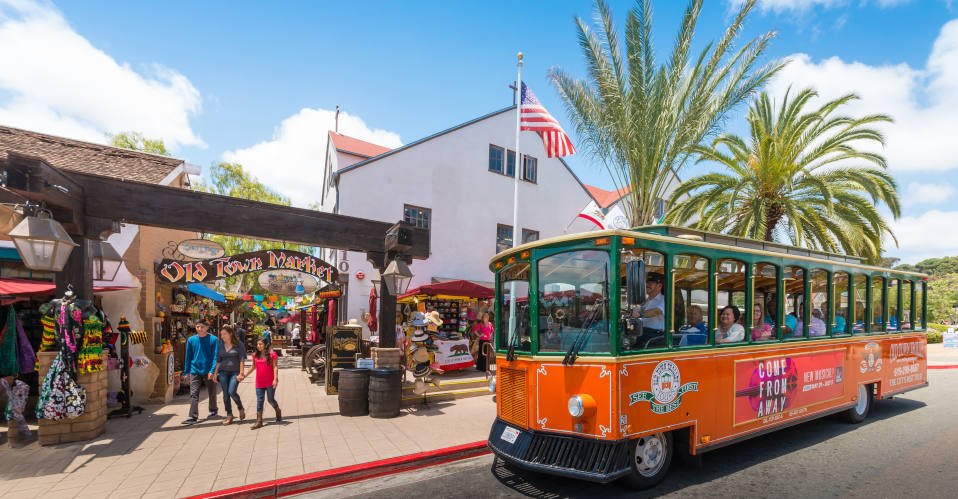 Per Old Town Trolley durch San Diego