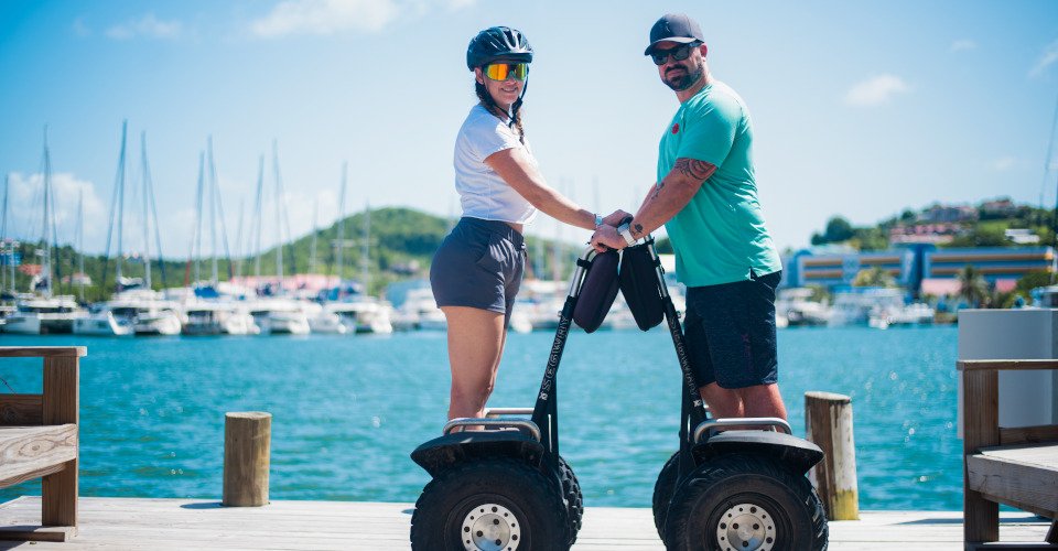 St. Lucia mit dem Segway erleben und Strandvergnügen