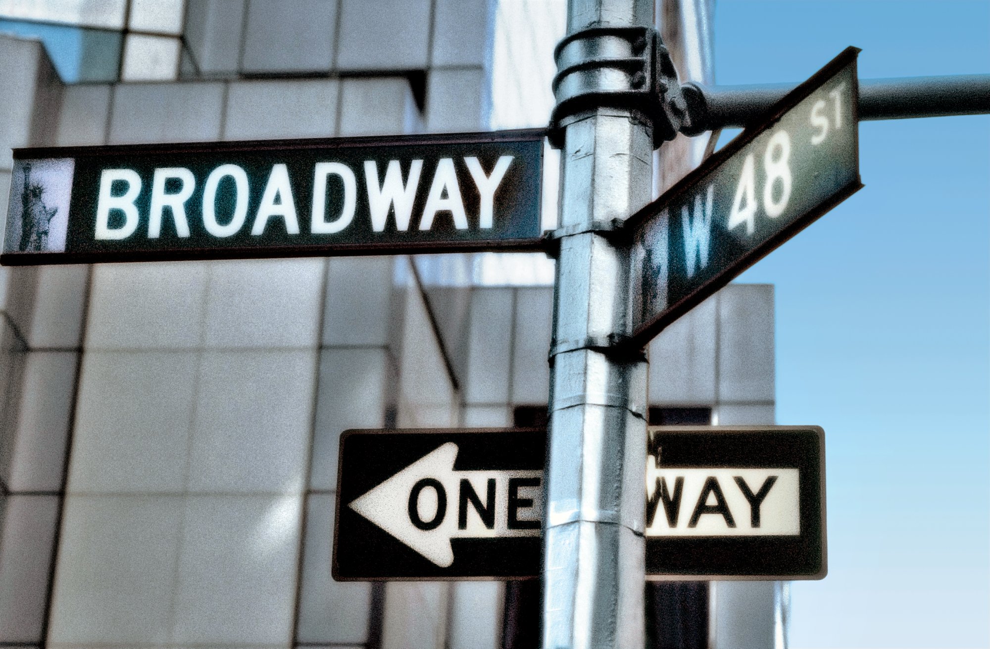 Strassenschild in New York | road sign in New York