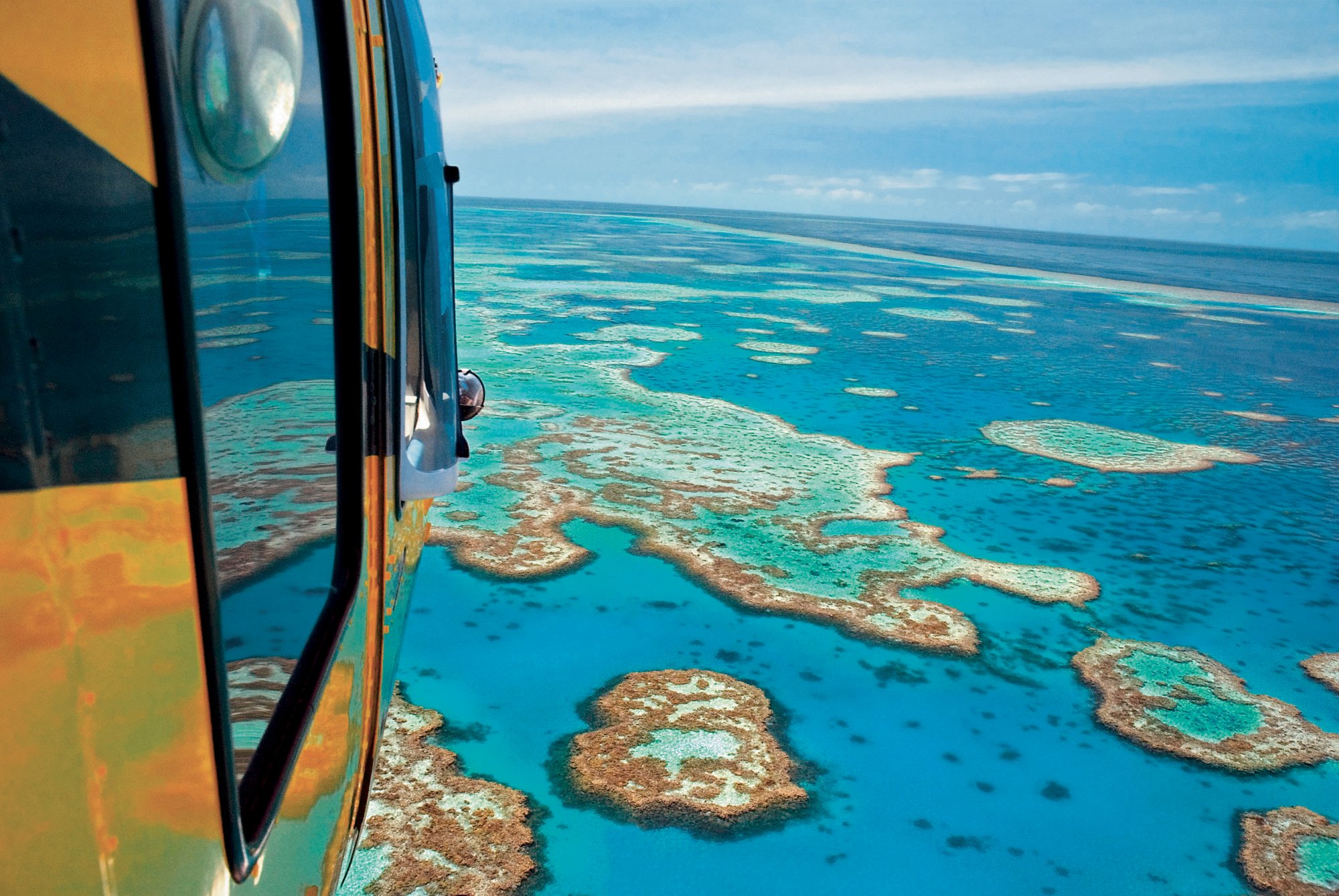 Rundflug über Heart Reef