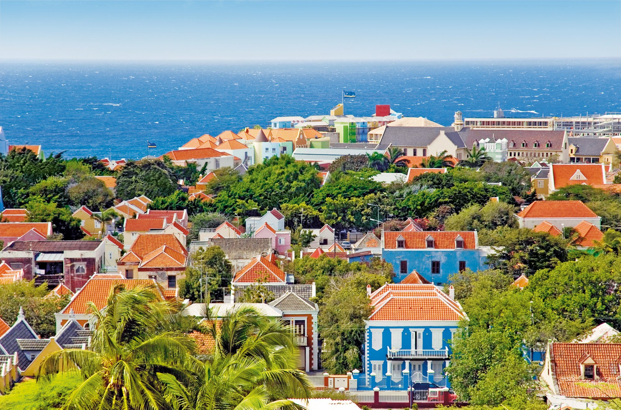 Vogelperspektive über Willemstad