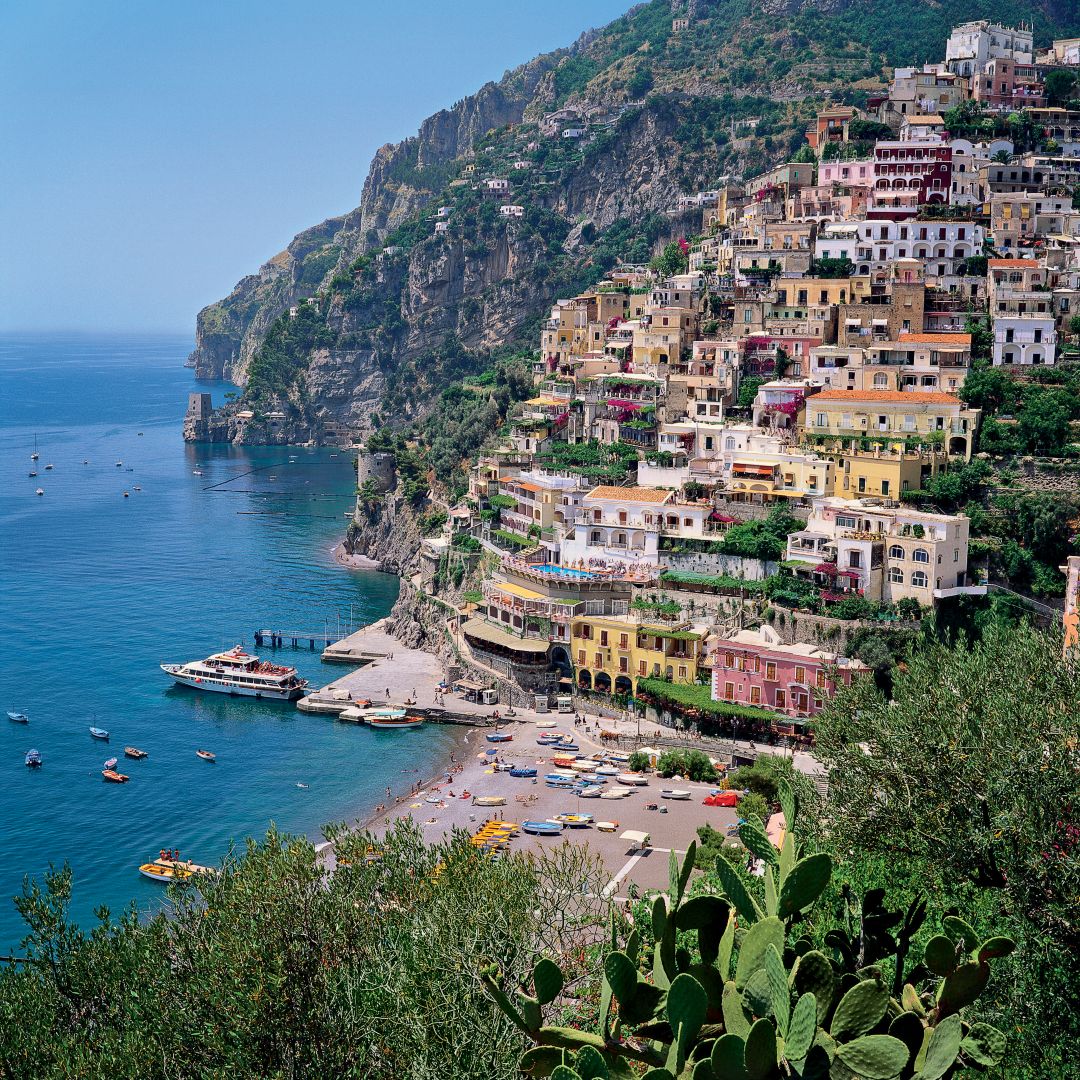 Blick auf Positano
