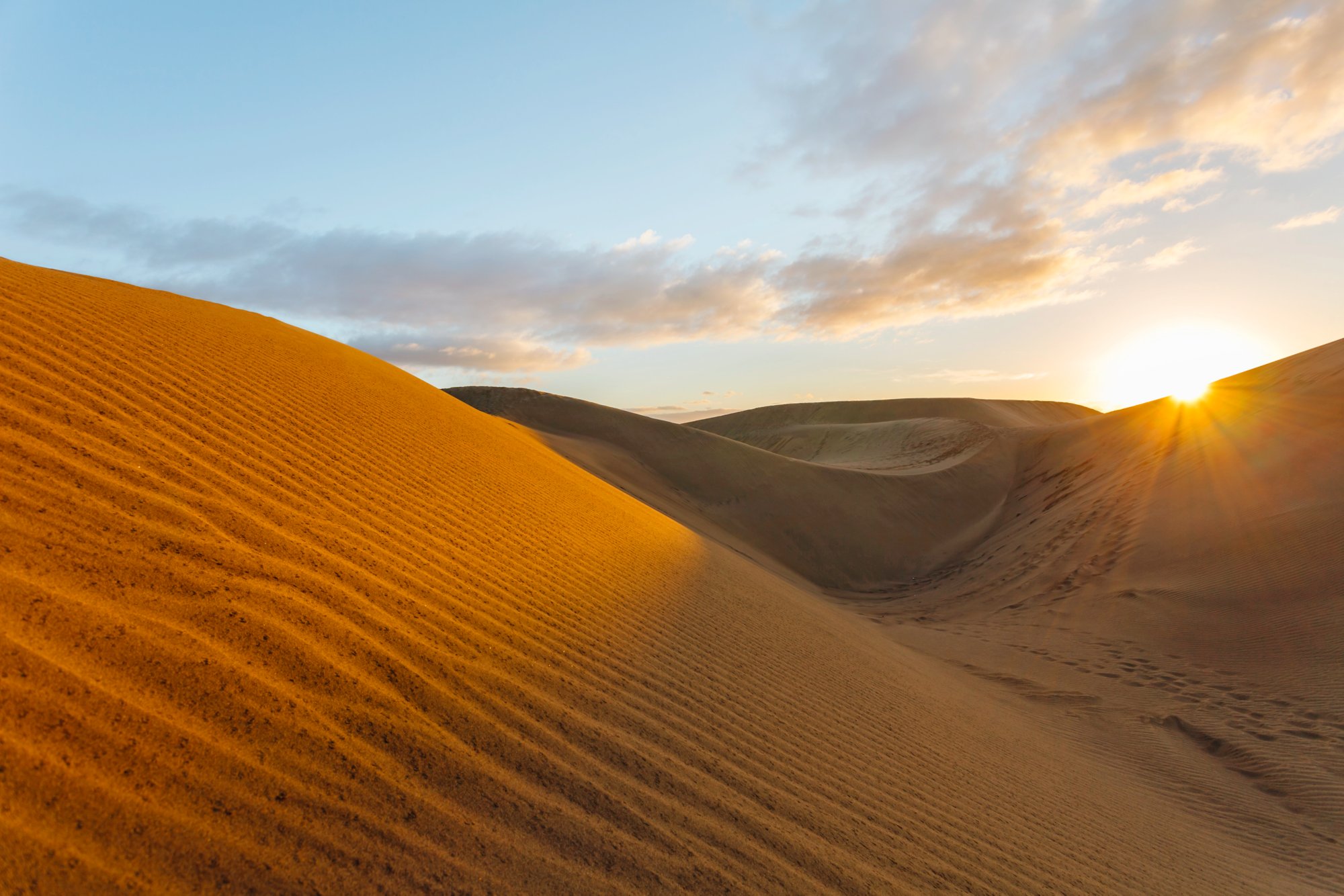 Die Dünen von Maspalomas auf Gran Canaria
