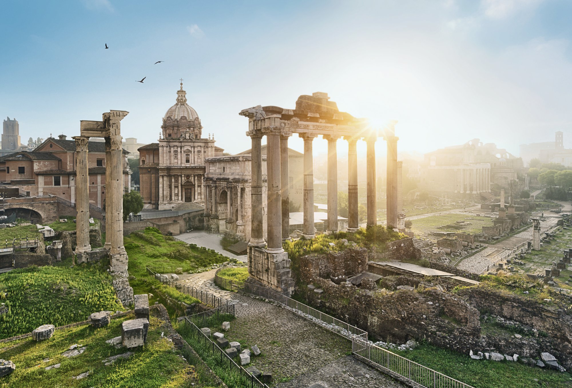 Roman ruins in Rome, Forum