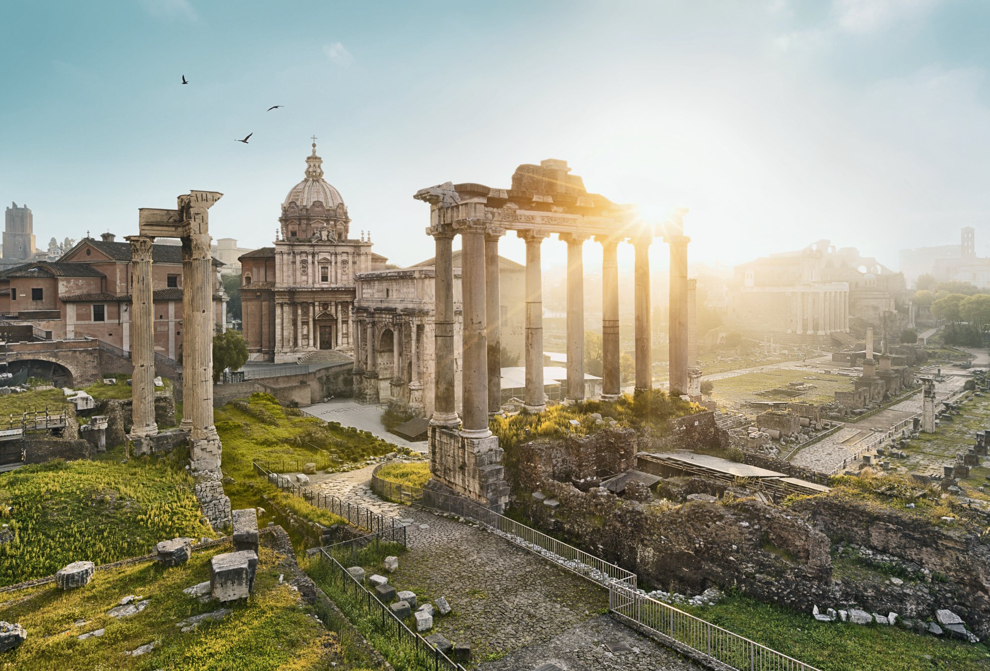 Roman ruins in Rome, Forum