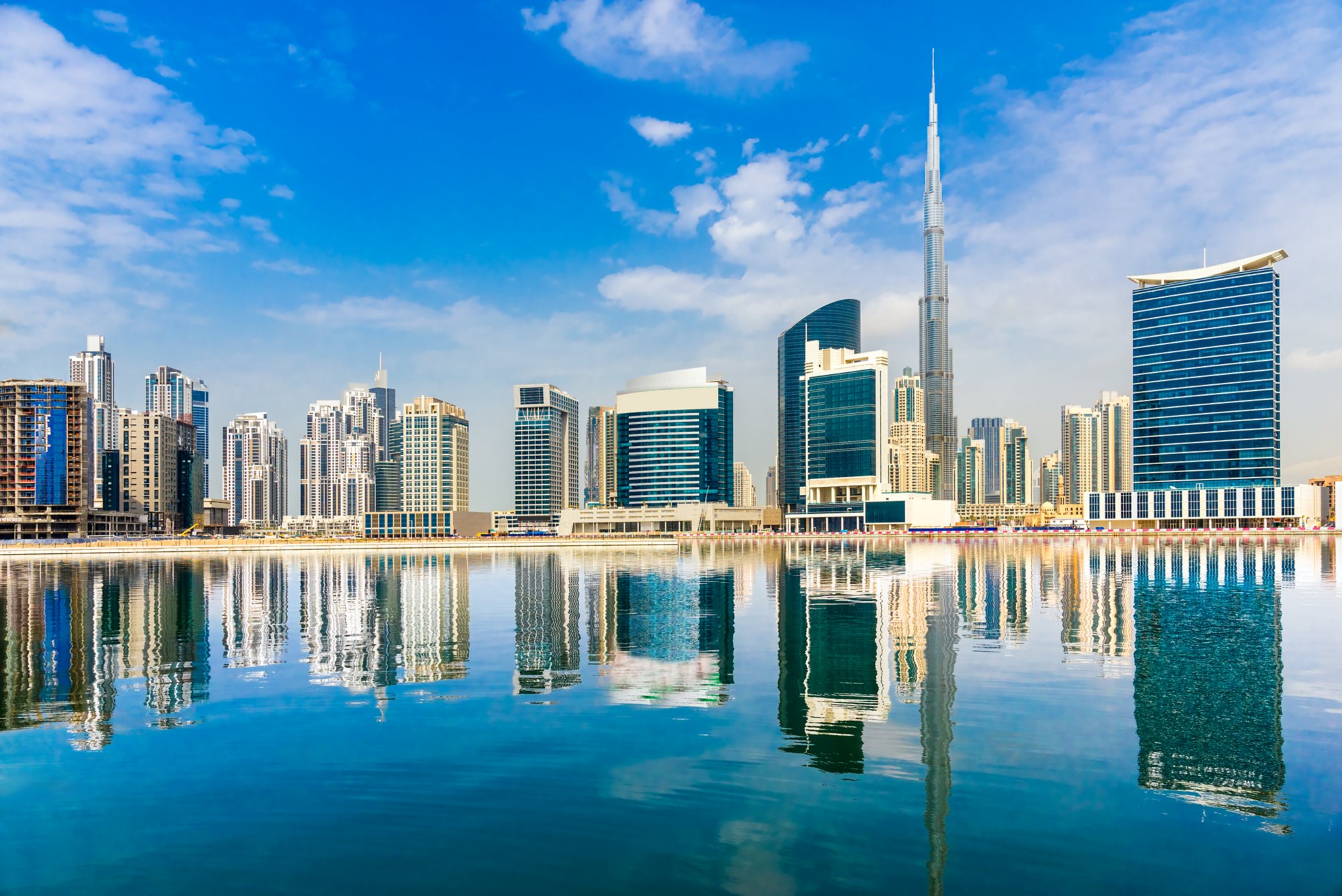 Dubai skyline, UAE.; Shutterstock ID 227247589