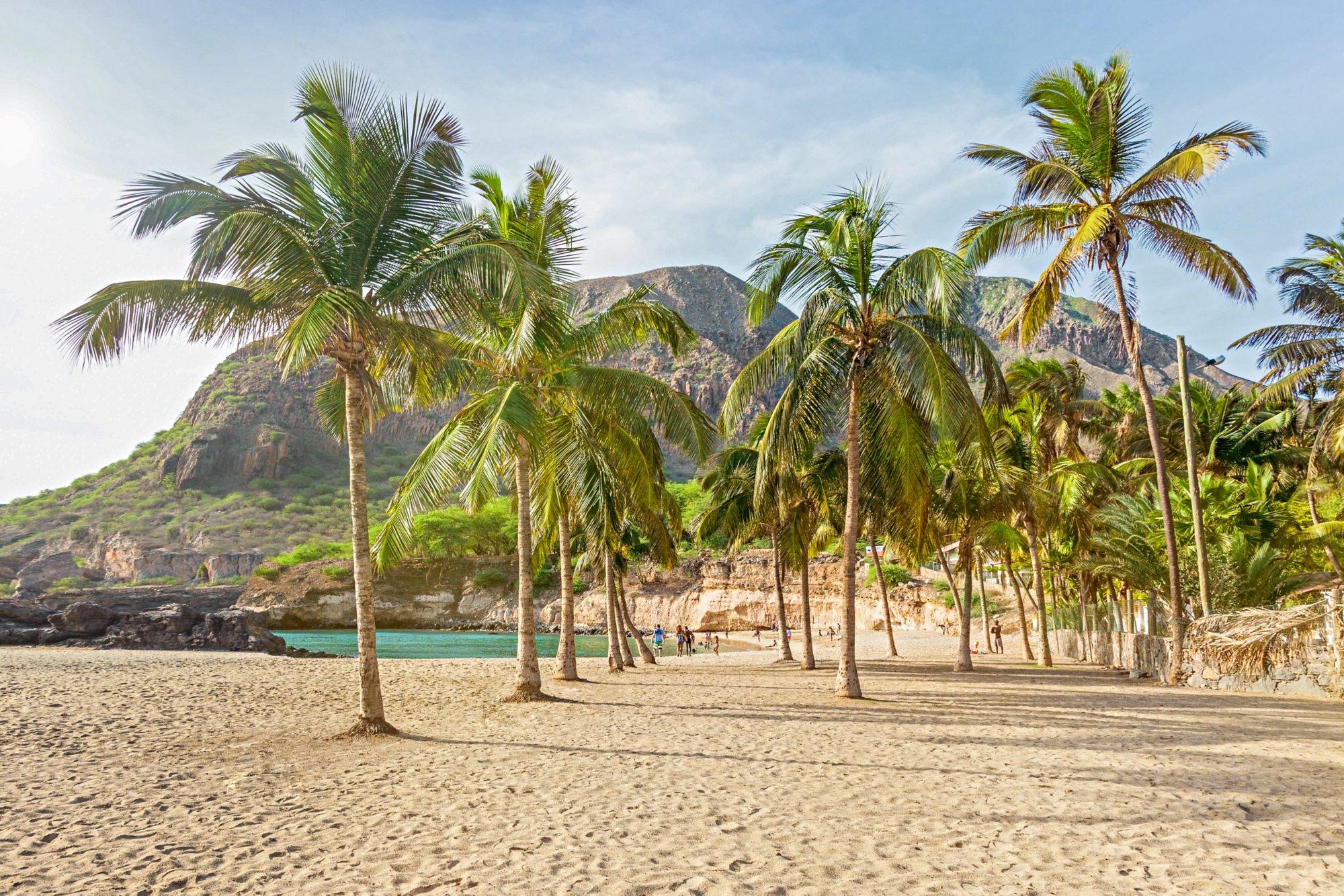 Palmenstrand auf Teneriffa