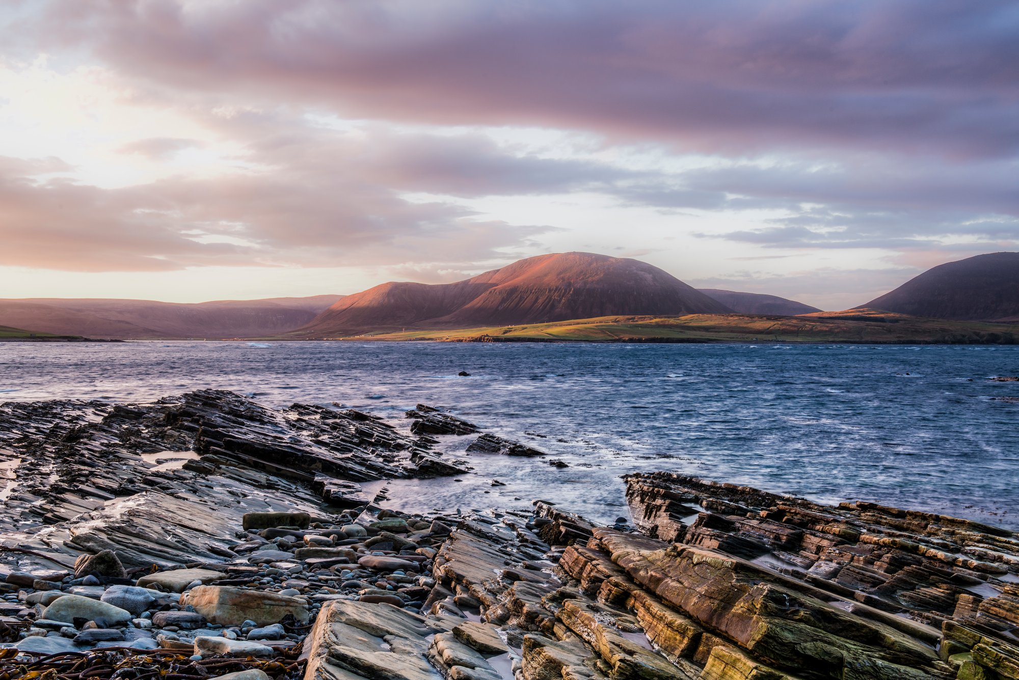 Sunrise in the Orkneys