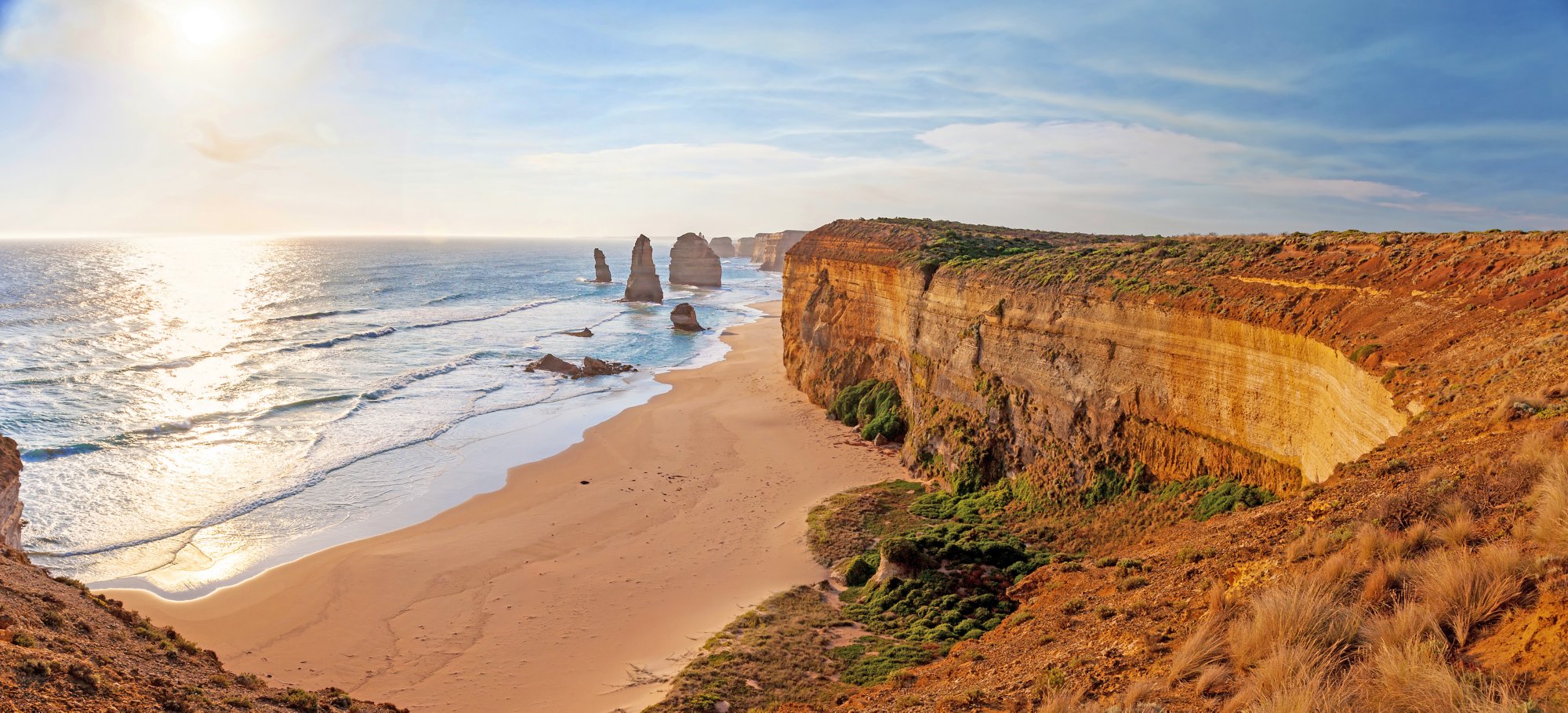 The famous sea rock formation in Australia - The 12 Apostles