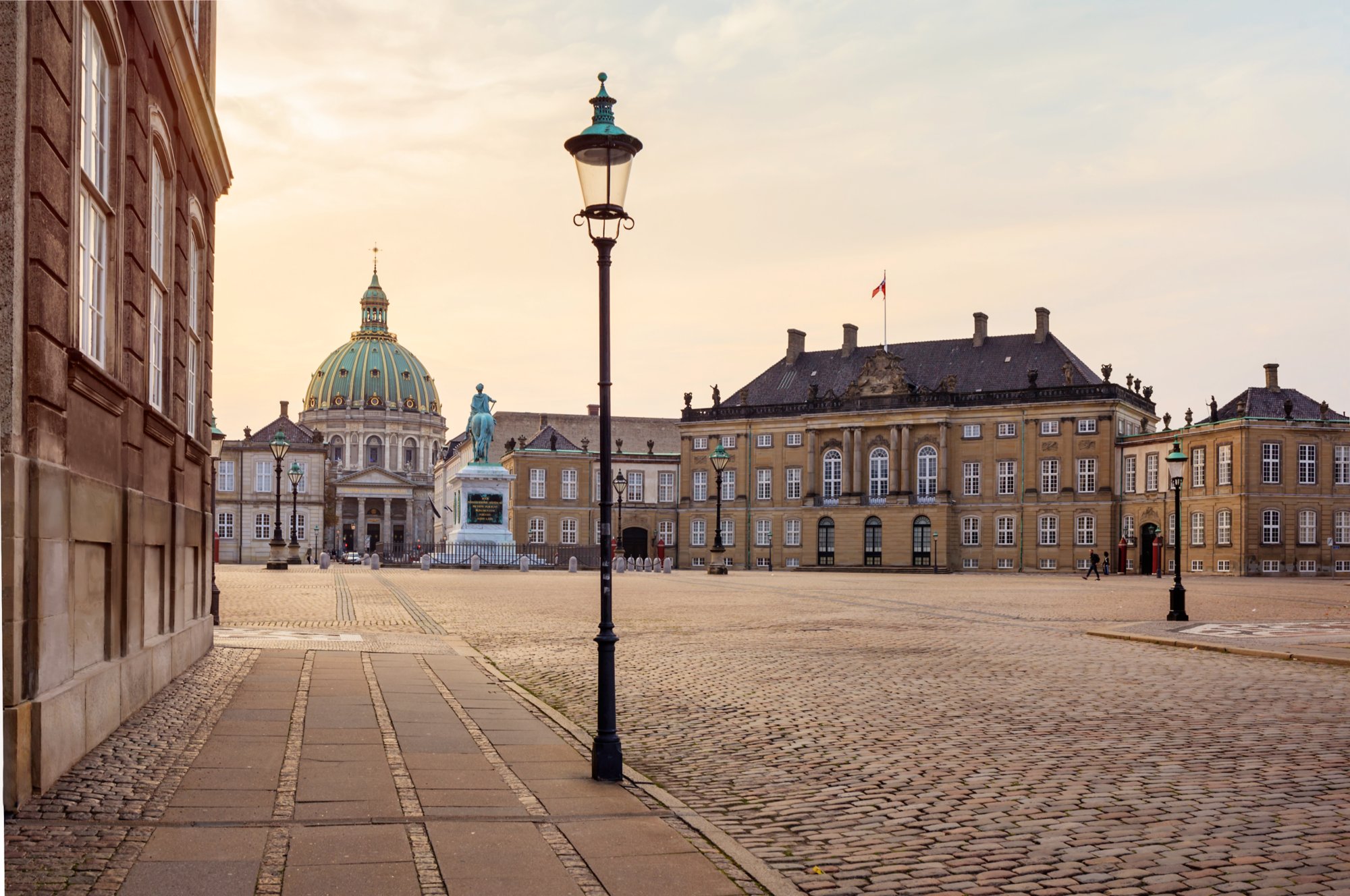 Schloss Amalienborg in Kopenhagen