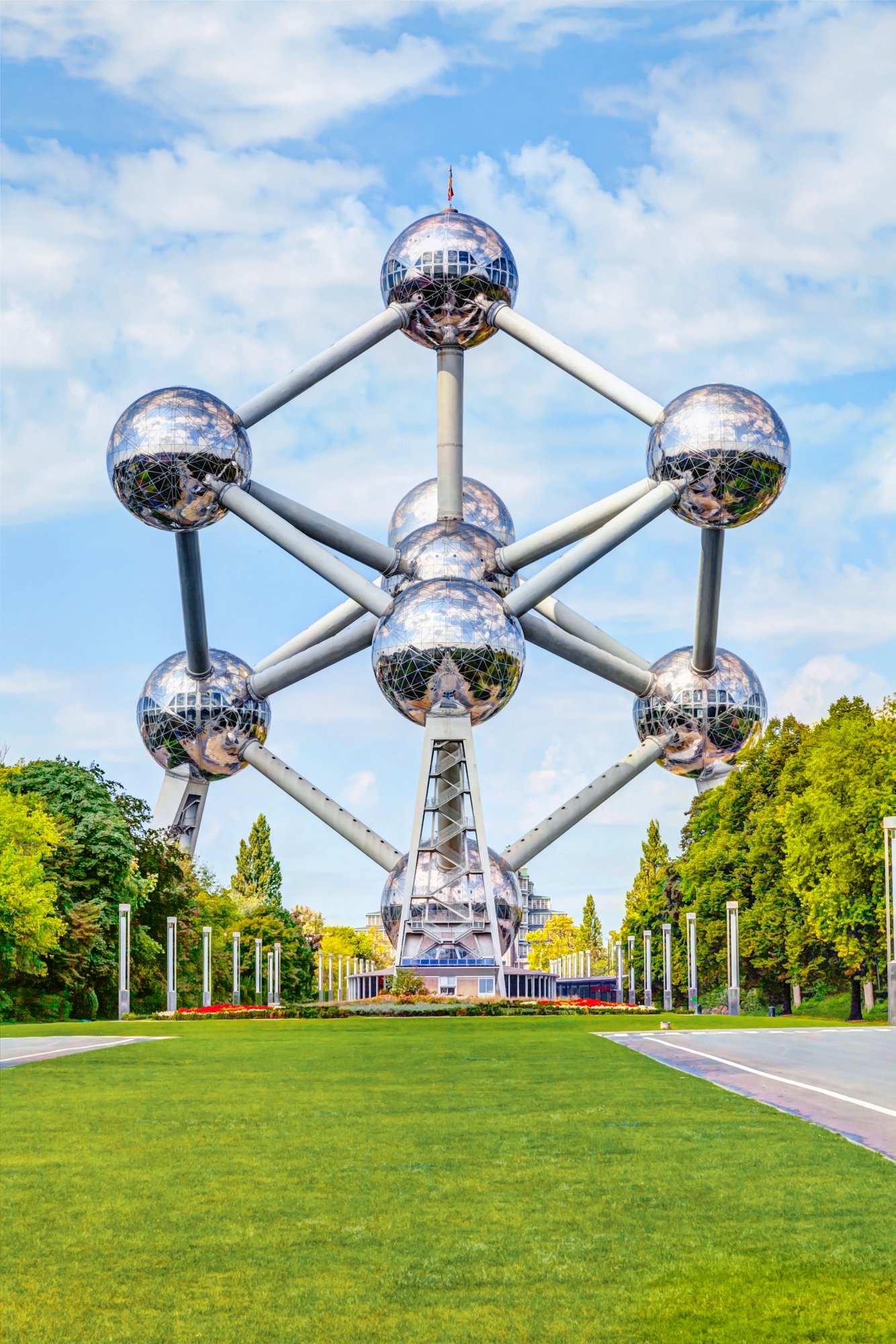 Eines der bekanntesten Motive Brüssels: das Atomium. 