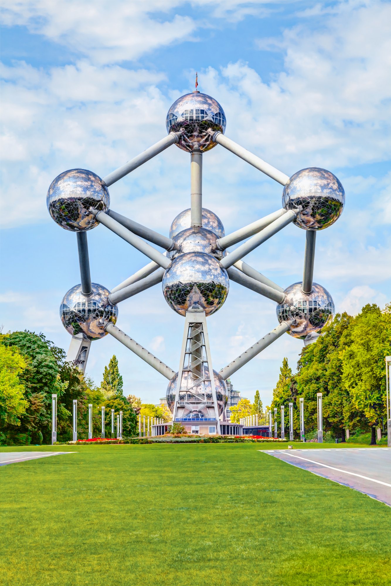 Eines der bekanntesten Motive Brüssels: das Atomium. 