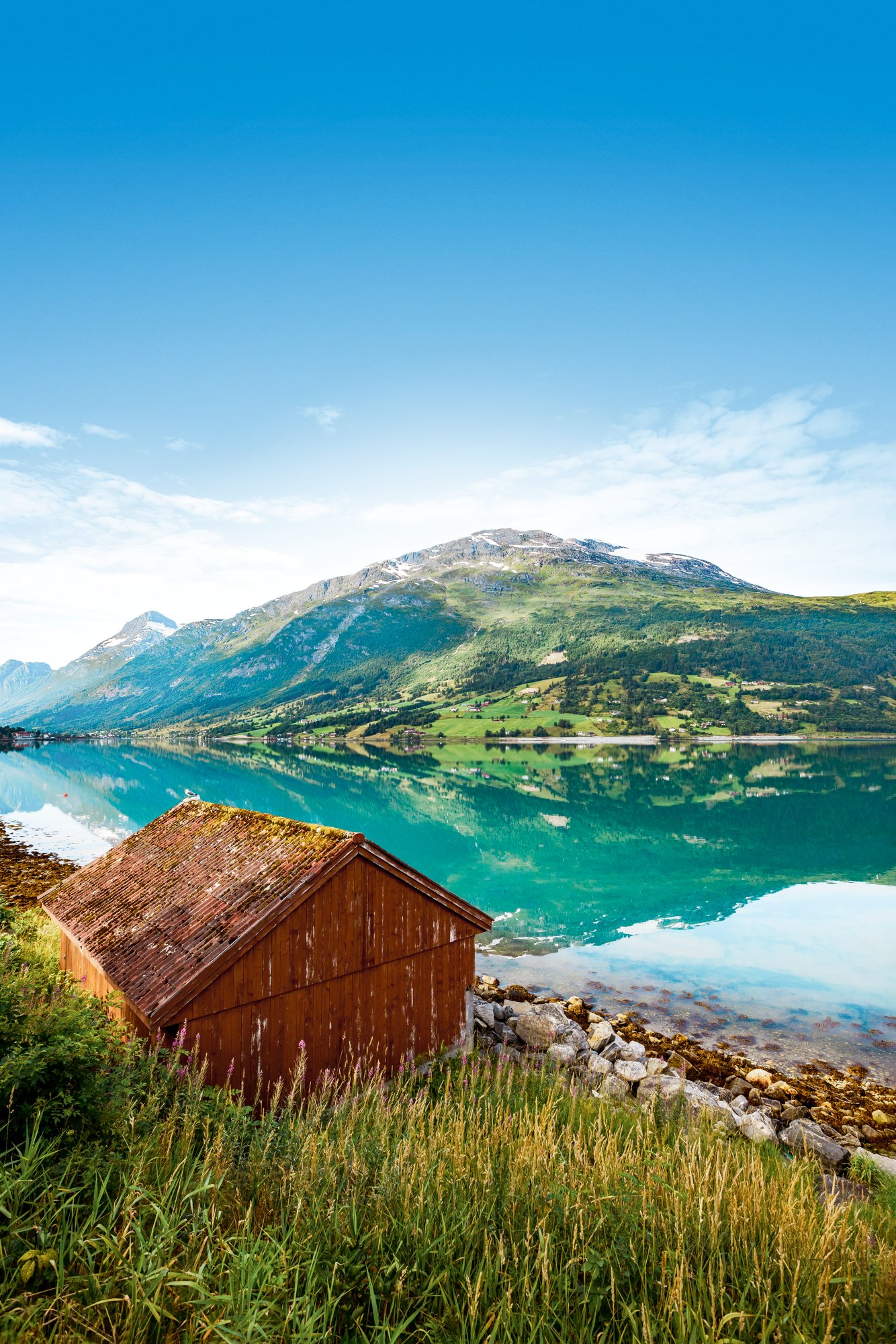 Beautiful Nature Norway natural landscape.