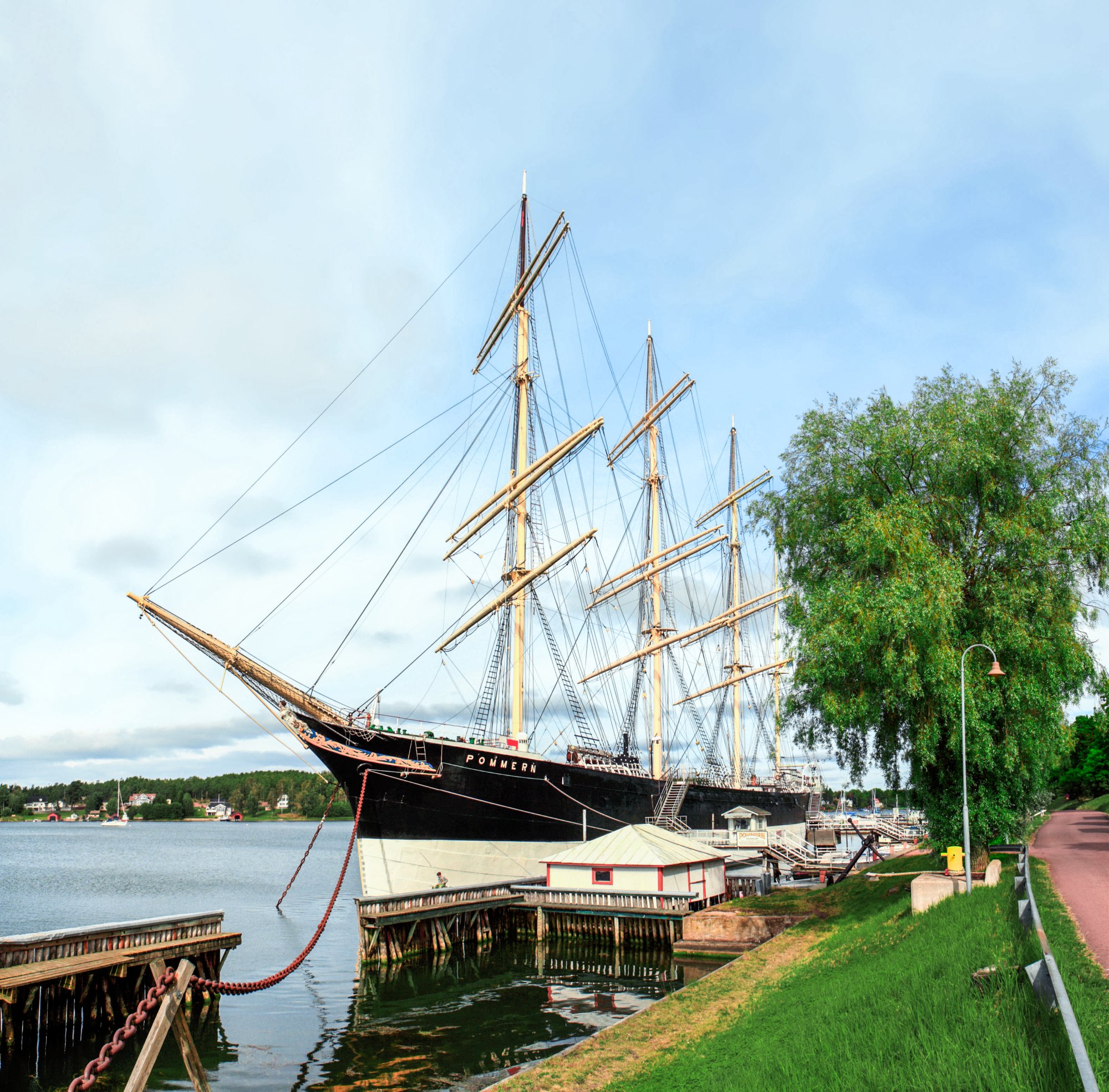 Finnische Schiffsbaukunst